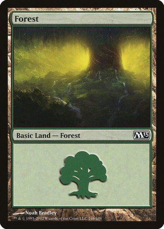 Forest (248) [Magic 2013 (M13)][FOIL]
