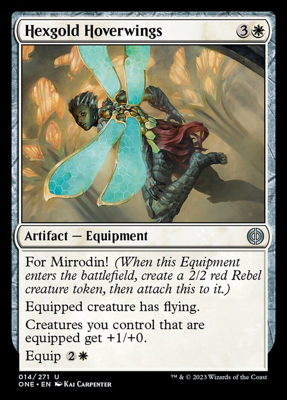 Hexgold Hoverwings [Phyrexia: All Will Be One][FOIL]