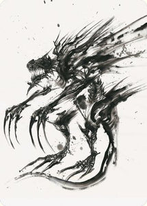 Phyrexian Obliterator Art Card [Art Series: Phyrexia: All Will Be One]