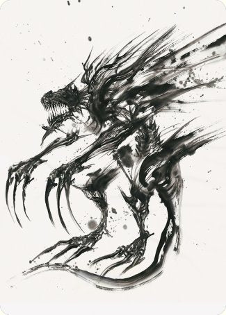 Phyrexian Obliterator Art Card [Art Series: Phyrexia: All Will Be One]