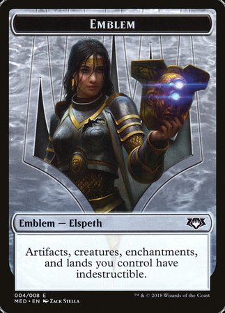 Emblem - Elspeth, Knight-Errant [Mythic Edition: Guilds of Ravnica]