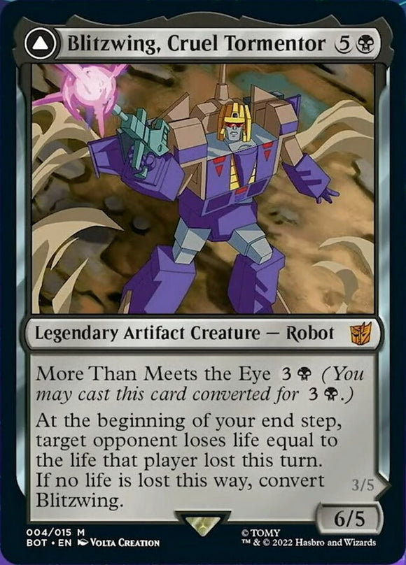 Blitzwing, Cruel Tormentor [Universes Beyond: Transformers][FOIL]