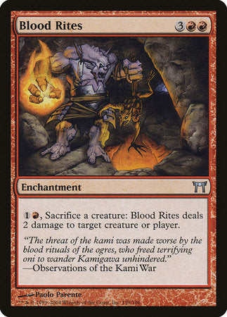 Blood Rites [Champions of Kamigawa][FOIL]