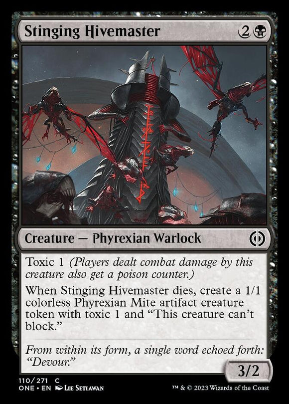 Stinging Hivemaster [Phyrexia: All Will Be One][FOIL]