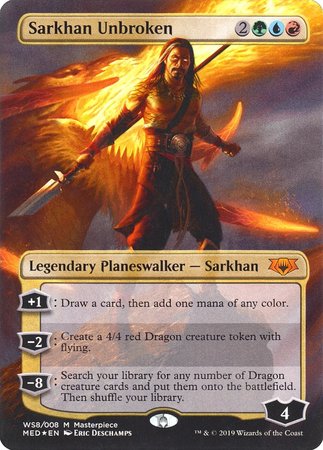 Sarkhan Unbroken [Mythic Edition: War of the Spark][FOIL]