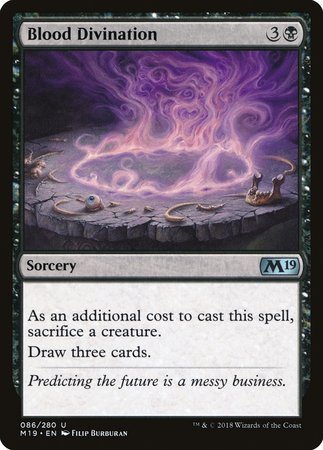 Blood Divination [Core Set 2019][FOIL]