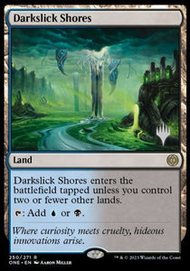 Darkslick Shores [Promo Pack: Phyrexia: All Will Be One]