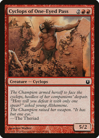 Cyclops of One-Eyed Pass [Born of the Gods][FOIL]