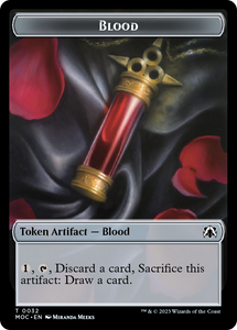 Blood // Shapeshifter Double-sided Token [Commander: March of the Machine]