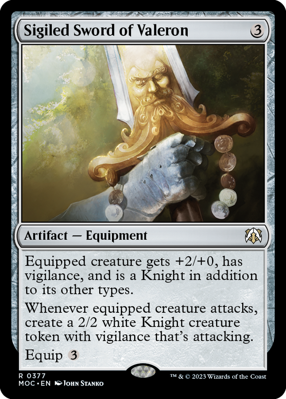 Sigiled Sword of Valeron [Commander: March of the Machine]