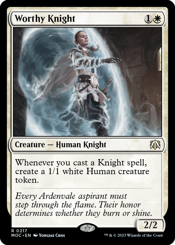 Worthy Knight [Commander: March of the Machine]