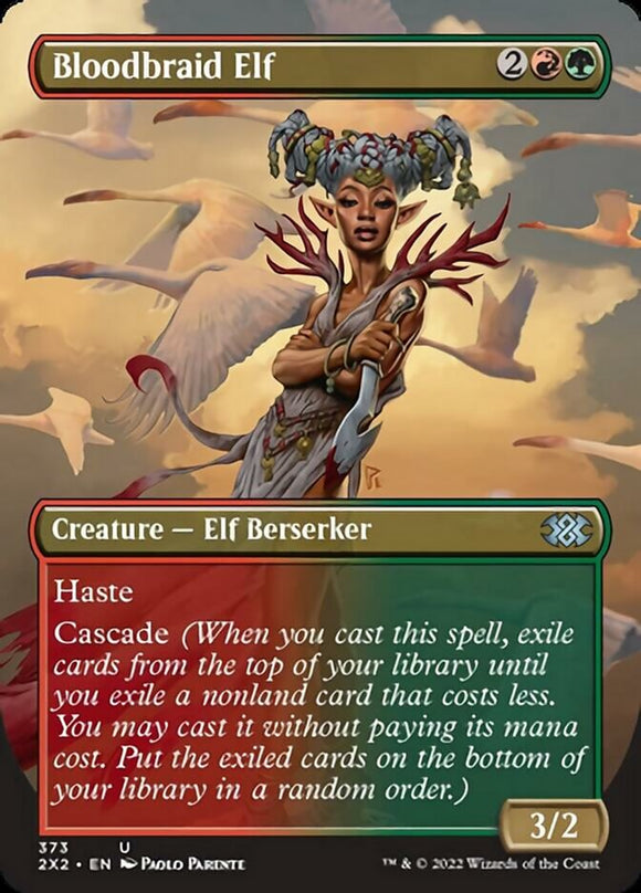 Bloodbraid Elf (Borderless) [Double Masters 2022]