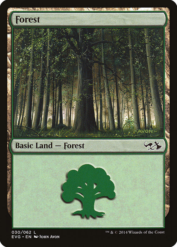 Forest (30) (Elves vs Goblins) [Duel Decks: Anthology]