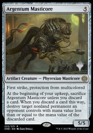 Argentum Masticore [Promo Pack: Phyrexia: All Will Be One]