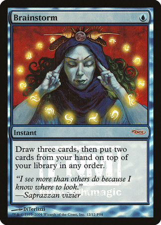 Brainstorm [FNM Promos][FOIL]