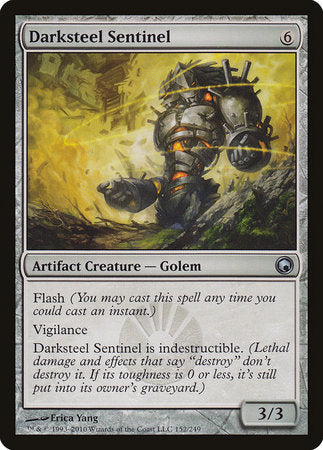 Darksteel Sentinel [Scars of Mirrodin][FOIL]
