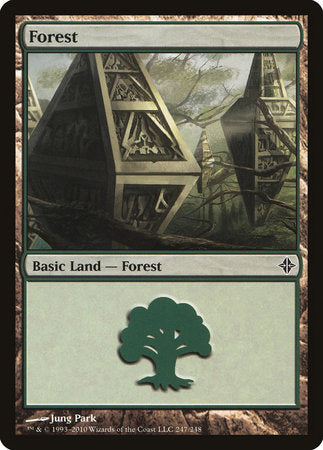 Forest (247) [Rise of the Eldrazi][FOIL]