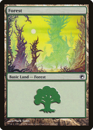 Forest (248) [Scars of Mirrodin][FOIL]