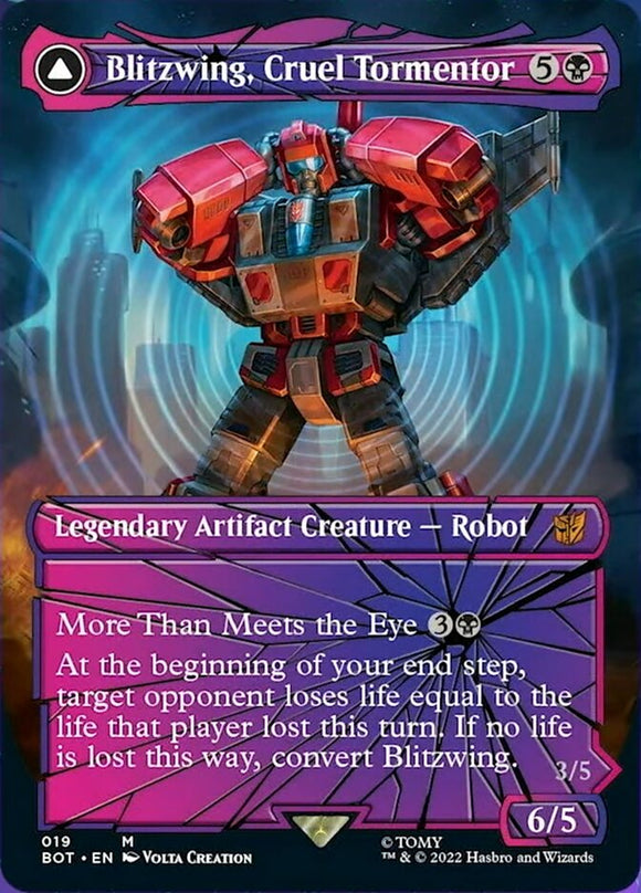 Blitzwing, Cruel Tormentor (Shattered Glass) [Universes Beyond: Transformers][FOIL]