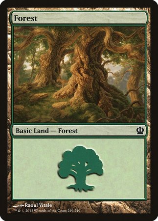 Forest (249) [Theros][FOIL]