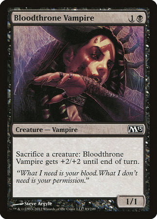 Bloodthrone Vampire [Magic 2013 (M13)]