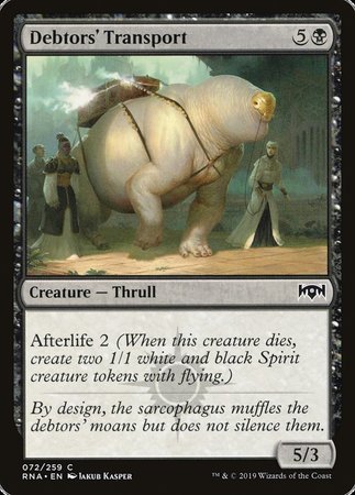 Debtors' Transport [Ravnica Allegiance][FOIL]