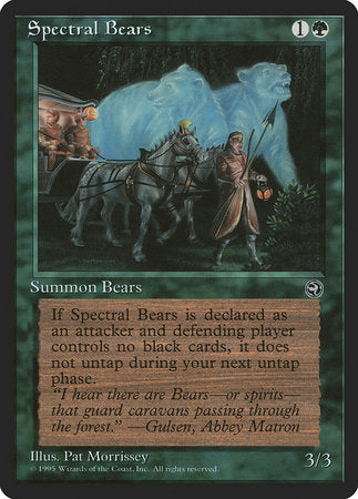 Spectral Bears [Homelands]
