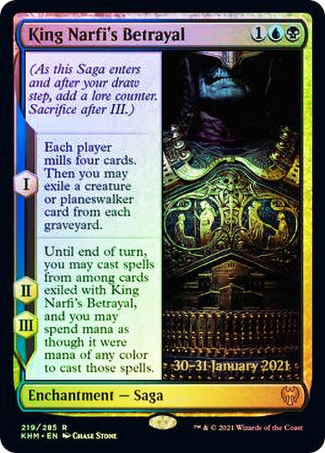 King Narfi's Betrayal [Prerelease Cards][FOIL]