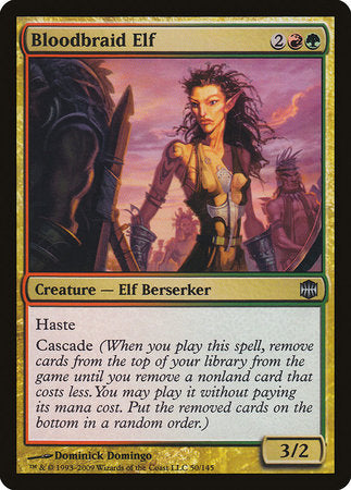 Bloodbraid Elf [Alara Reborn][FOIL]