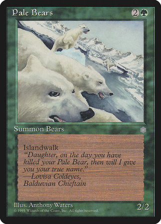 Pale Bears [Ice Age]