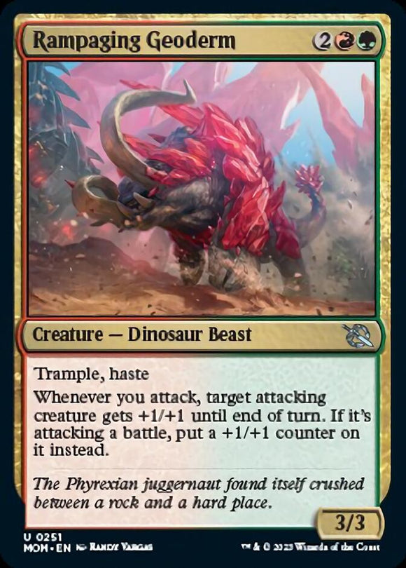 Rampaging Geoderm [March of the Machine][FOIL]