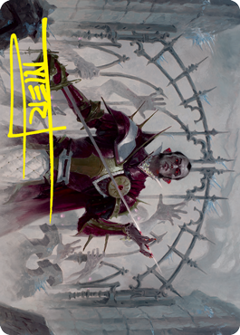 Cemetery Gatekeeper Art Card (Gold-Stamped Signature) [Art Series: Innistrad: Crimson Vow]