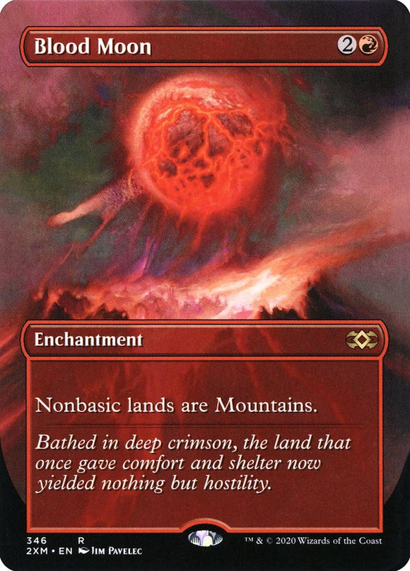 Blood Moon (Borderless) [Double Masters][FOIL]