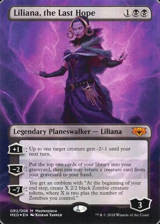 Liliana, the Last Hope [Mythic Edition: Guilds of Ravnica][FOIL]