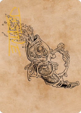 Decanter of Endless Water Art Card (Gold-Stamped Signature) [Art Series: Commander Legends: Battle for Baldur's Gate]