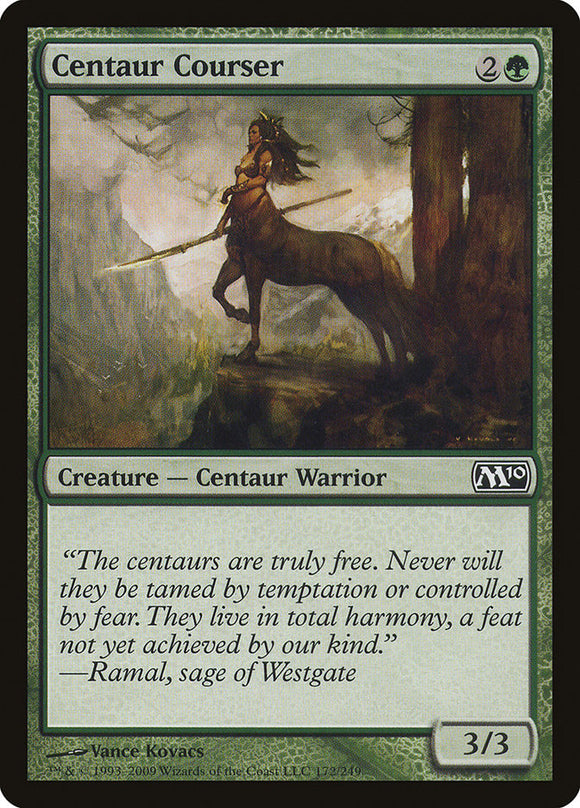 Centaur Courser [Magic 2010 (M10)][FOIL]