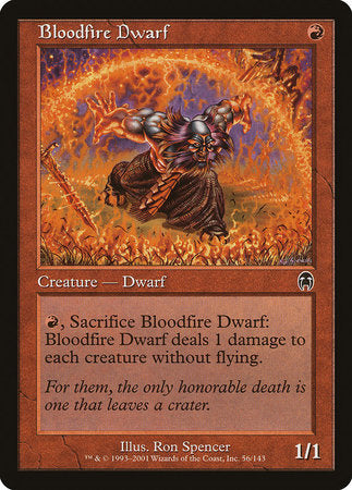 Bloodfire Dwarf [Apocalypse][FOIL]