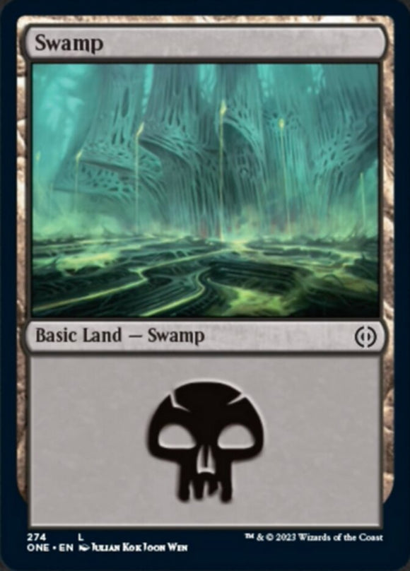 Swamp (274) [Phyrexia: All Will Be One][FOIL]