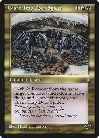 Giant Trap Door Spider [Ice Age]