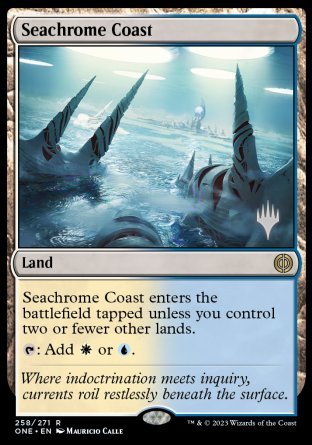 Seachrome Coast [Promo Pack: Phyrexia: All Will Be One]