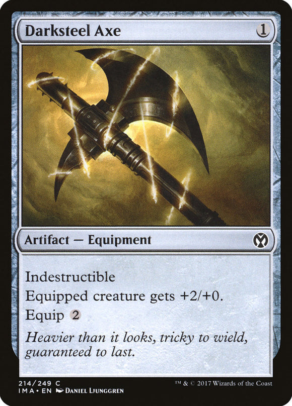 Darksteel Axe [Iconic Masters][FOIL]