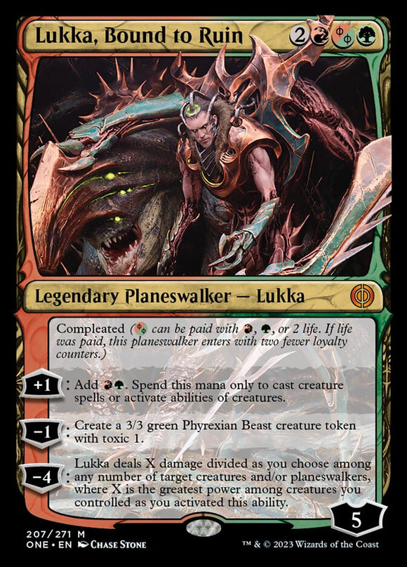 Lukka, Bound to Ruin [Phyrexia: All Will Be One]