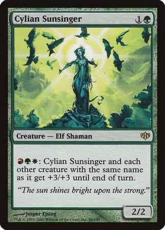 Cylian Sunsinger [Conflux][FOIL]
