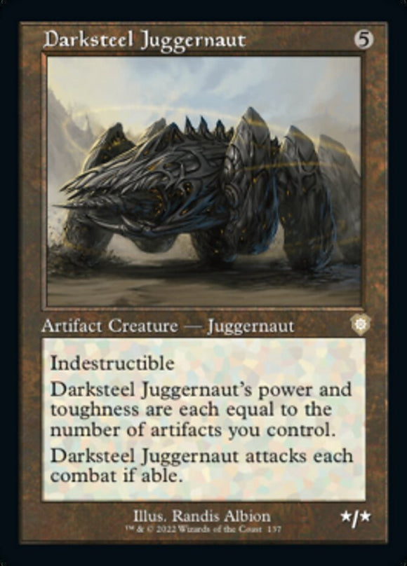 Darksteel Juggernaut [Commander: The Brothers' War]