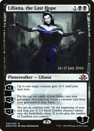 Liliana, the Last Hope [Prerelease Cards][FOIL]
