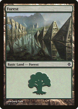 Forest (246) [Rise of the Eldrazi][FOIL]
