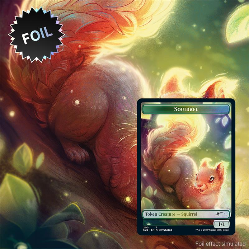 Magic The Gathering, Secret Lair: We Hope You Like Squirrels Card Monster Games Magic The Gathering, Secret Lair: We Hope You Like Squirrels Card Monster Games