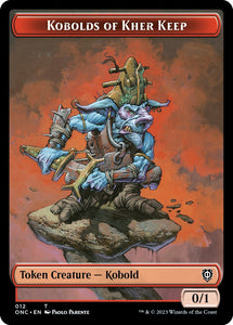 Kobolds of Kher Keep // Dragon Double-sided Token [Commander: Phyrexia: All Will Be One]