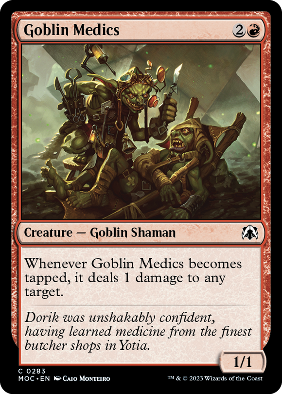 Goblin Medics [Commander: March of the Machine]
