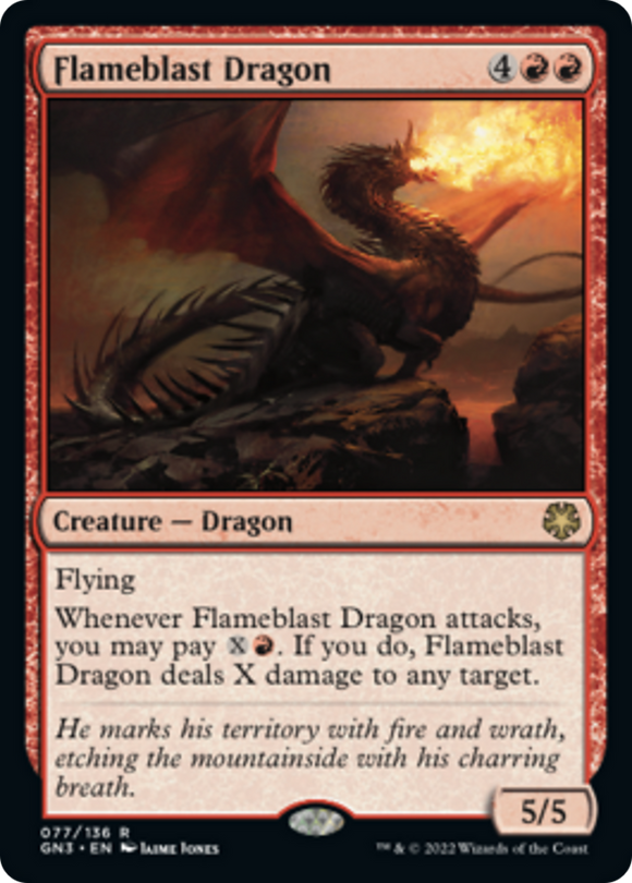 Flameblast Dragon [Magic Game Night: Free-For-All]